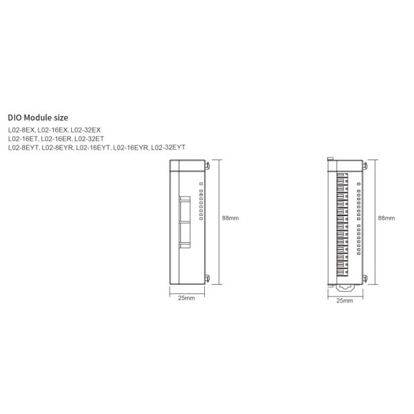 16 Points Input PLC Control Unit 6mA Logic Controller Programming