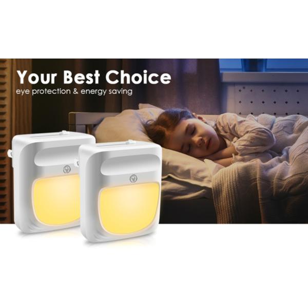 Plug in LED Night Lights - Night Lighting Lamp, Automatical Dusk to Dawn Photocell Sensor
