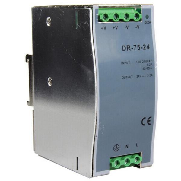 Cheap DR-75-24 75W 24V 3.2A DC Output Din Rail Switching Mode Power Supply for sale