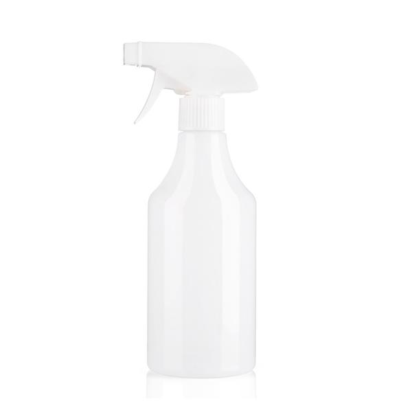 Cheap White 500ML PET Plastic Trigger Spray Bottles For Household Cleaner for sale