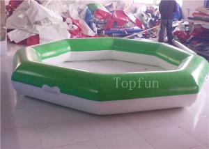 China Family Use Inflatable Swimming Pools , PVC Tarpaulin Inflatable Hexagonal Water Pools on sale