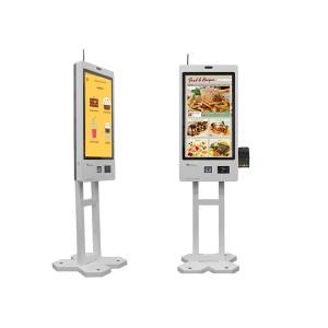 China Self Ordering Kiosk in Restaurant Cash POS Order Number Wall-mounting Information Kiosk on sale