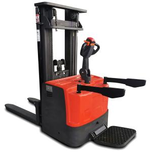 Best electric pallet stacker counter balance legless 1600 kg electric stacker forklift AC drive motor wholesale