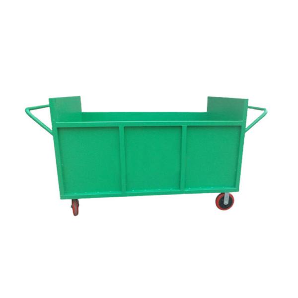 Cheap Commercial / Industrial / Construction Square Hand Trailer Rotomolded Steel Truck Cart Trolley With 4 Wheels for sale