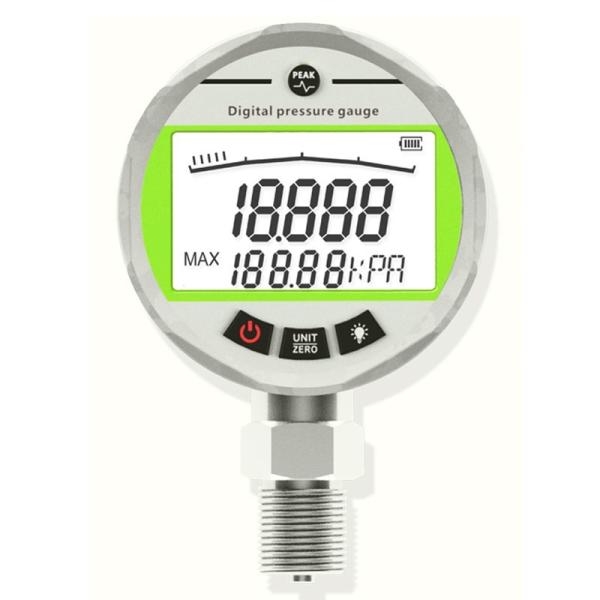 Cheap 60mm Dial 4 Digits LCD Display Digital Pressure Gauge RS485 for sale