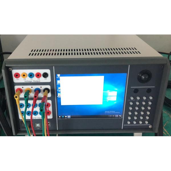 4 Phase Voltage & 3 Phase Current Protection Relay Test Equipment With Fault Playback
