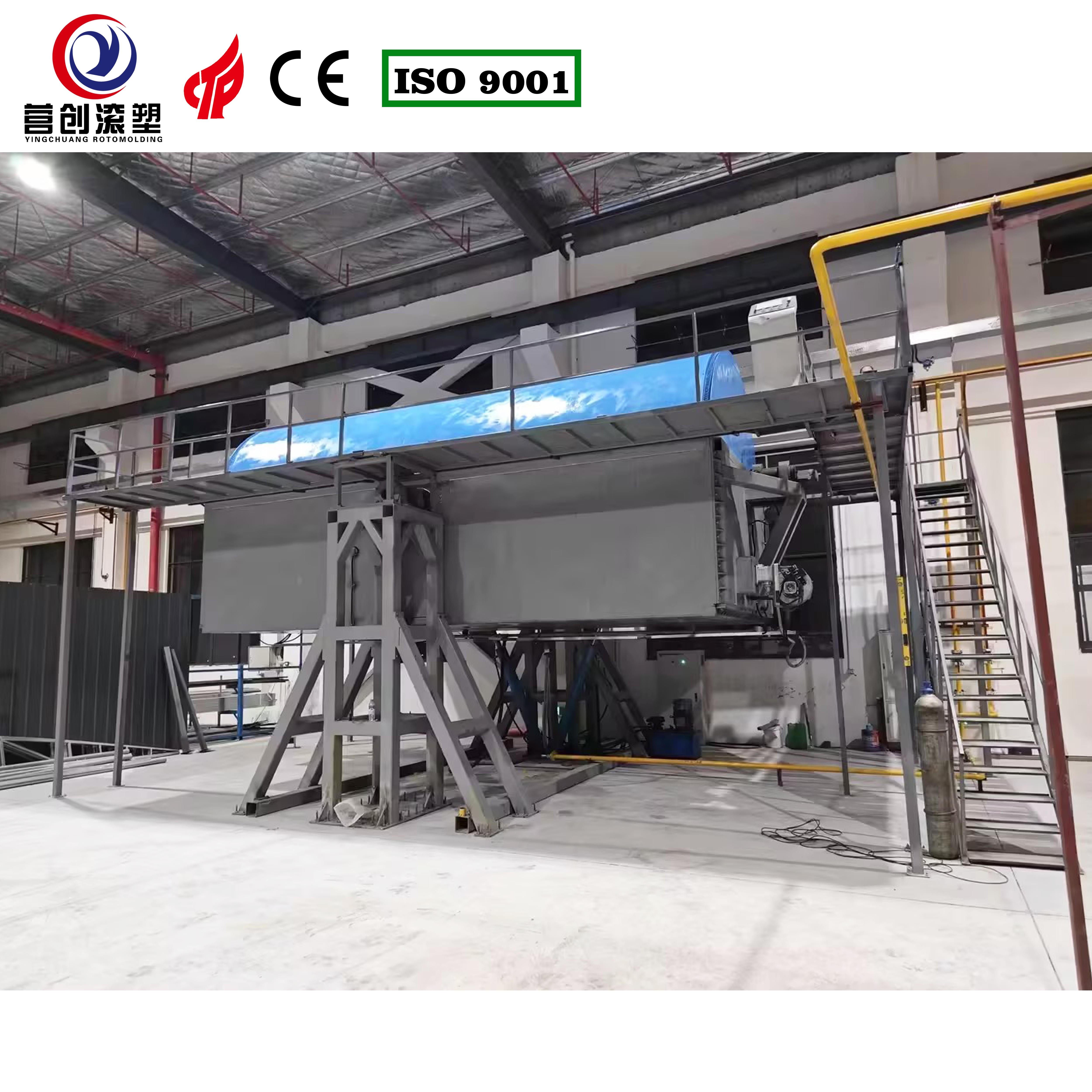 Fully Automatic Delta PLC Control Rotomoulding Machine with Comprehensive
