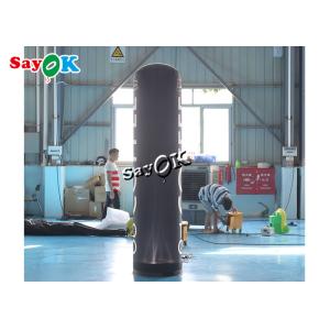 Customized 2.5m 8ft Inflatable Advertising Pillar With Logo Printing