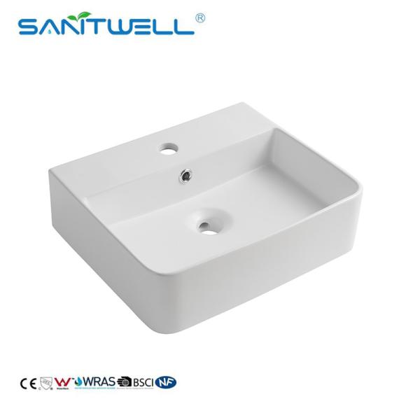 Cheap AB8589A Export Standard Bathroom Used Ceramic Basin Wash Hand Above Counter Basin for sale