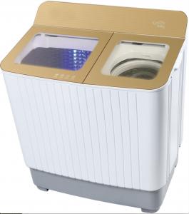 Best High Efficiency Portable Washing Machine Twin Tub With Spinner Golden Glass Cover wholesale