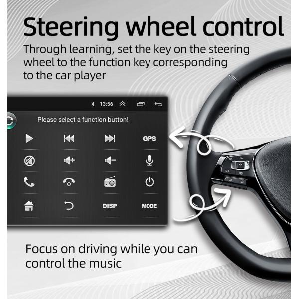 Universal 2DIN Stereo Radio GPS Car Multimedia Video Player for Android 7 9 10 Inch