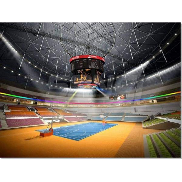 Stadium Led Display Die Casting Aluminum SMD 3in1 Cabinet Long Life Span 100 / 000 Hours