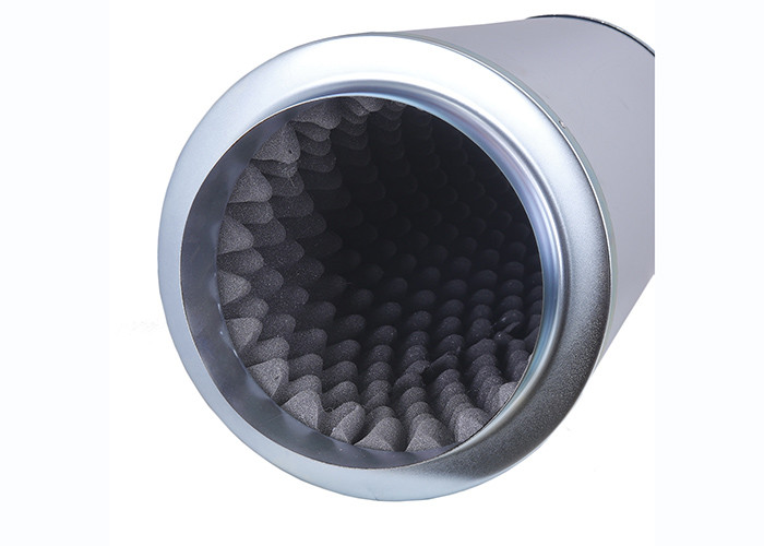 Grow Fan Filter Air Duct Noise Silencer Combo Indoor Hydroponics Silver