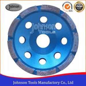 115mm Single Row Diamond Turbo Cup Wheel , Floor Grinding , Grinder Wheel