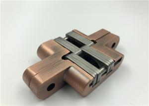 China Antique Copper Concealed Piano Hinge , Outside Exterior Door Hinges on sale
