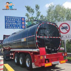 China Mechanical Suspension 3 Axles 40T Asphalt  Tanker Trailer on sale