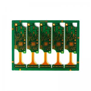 China HASL Rigid Flex PCB 4MIL Hole Size Golden Triangle PCB 2 Layer on sale