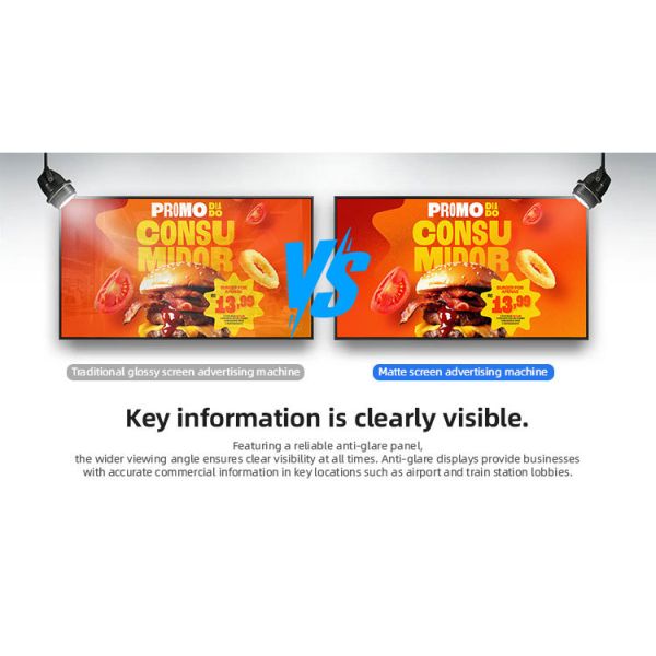 Android Media Player Electric Lcd Advertising Board Indoor Wall Mounted 65 Inch
