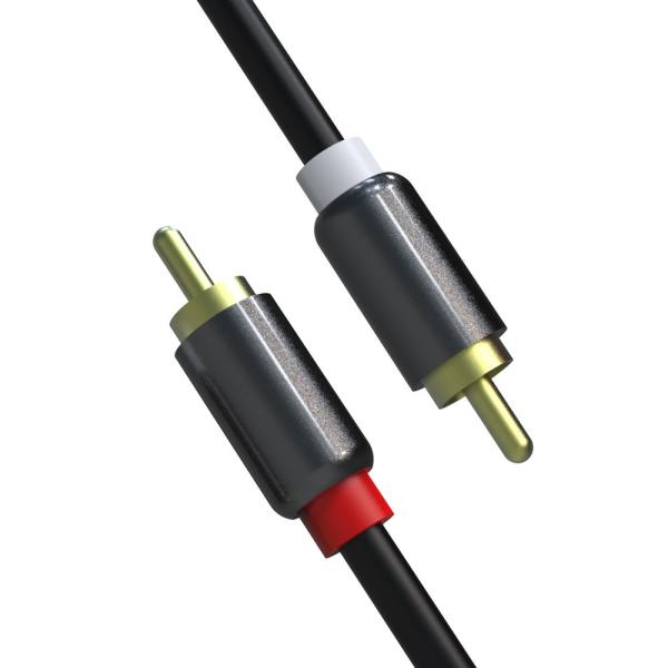 Cheap 3.3ft RCA To RCA Audio And Video Cable Gold Plated For Home Theater OCC for sale