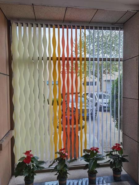 Cheap Custom Size Blackout Fabric Vertical Blinds 100% Polyester Window Use for sale