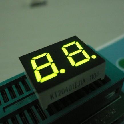 Cheap Green Small Custom Two Digit 7 Segment Led Display  For Instrument Panel 0.4 Inch for sale