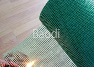 Best High Strength Green Fly Screen Mesh Roll Flame Resistant With 500 - 3000 Mm Height wholesale