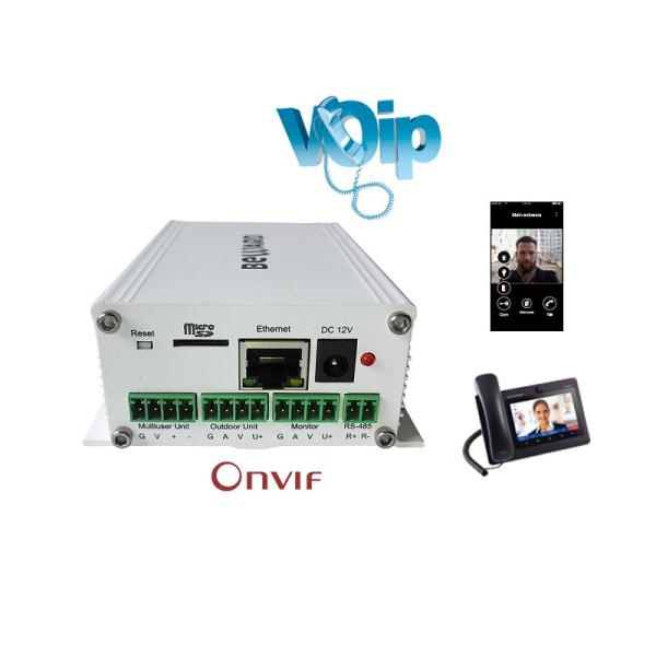 Cheap Android IOS Sip Intercom 25fps Analog To Ip Converter for sale