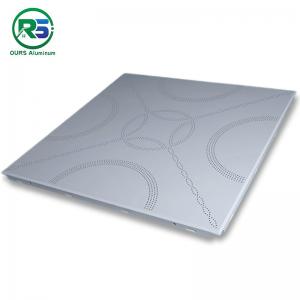 China Sound Absorbing 1.2mm Clip In Metal Ceiling Tiles Panels Irregular Shape on sale