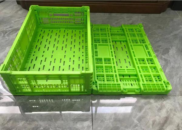 Cheap 20kg Loading Vegetable Fruit Collapsible Plastic Crates for sale