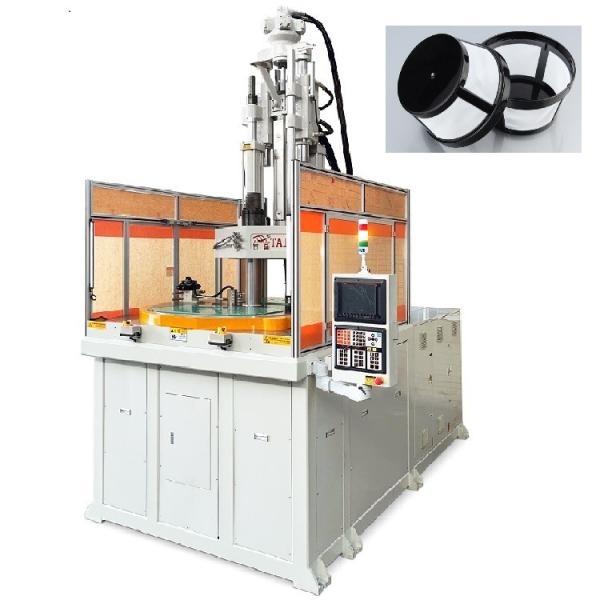 200 Ton Vertical Rotary Table Injection Molding Machine Used For Filter Cup