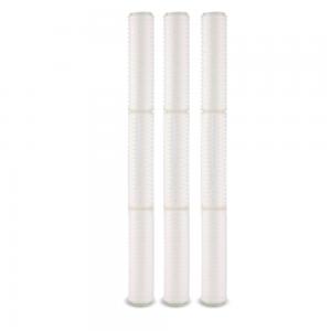 Best 30 Inch 0.1micron PP Micropore Pleated Filter Cartridge for Fine Chemical Filtration wholesale