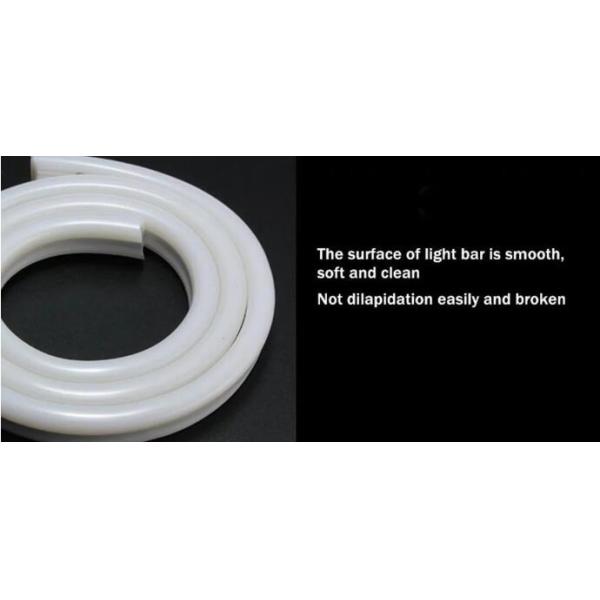 24 Volt Neon LED Strip Lights 6mm Top View For Theme Party Decoration