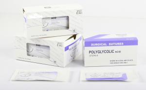 Best CE approved medical absorbable sutures pga surgical suture thread with needle wholesale