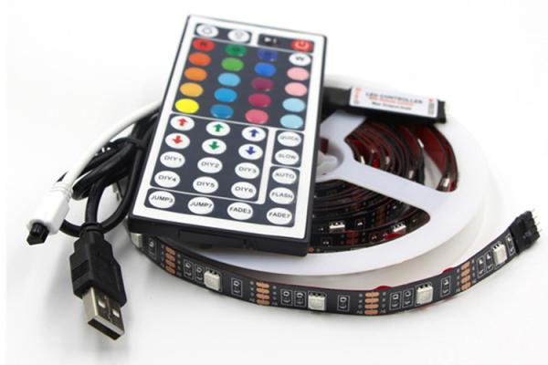 Cheap Paypal Accept SMD5050 Tv 5V USB LED Strip RGB Light With Remote for sale