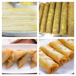 Best samosa wrapper making machine, spring roll wrapper machine wholesale