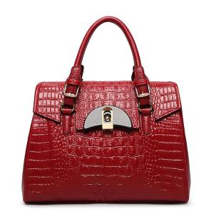 Wine Red 	Full Grain Leather Handbags