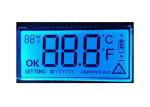 Custom TN HTN STN FTSN Reflective LCD Panel / Monochrome LCD Numeric Display