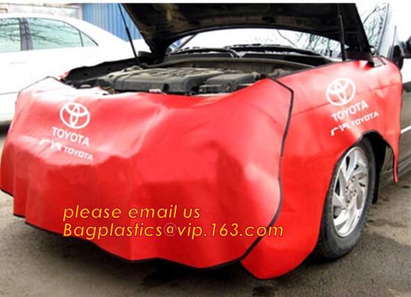 Cheap good quality magnetic fender cover car wing protector, Protection of vehicles synthetic leather PU car wing covers for c for sale