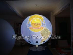 Best Custom Colorful Inflatable Lighting Balloon globe with total digital printing for Parade wholesale