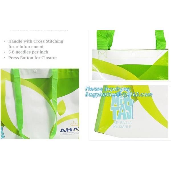 custom logo recycle plastic pp woven shopping tote carry bag,Customize cheap non woven vest shopping bags/disposable pp