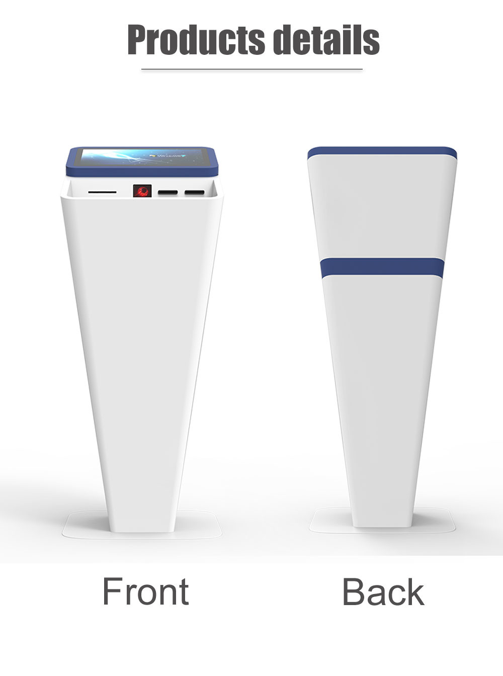 Android Mobile Self Service Ticketing Kiosk Terminal Printer Healthcare Kiosk System