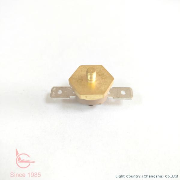 Cheap T23 Manual Reset Temperature Switch With Hexagonal Copper Head for sale