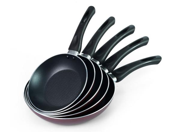 Cheap Pressed Aluminum PTFE Free Kitchen Utensil Set Non Stick for sale