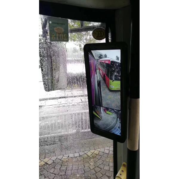1080P Dual Lens DVR 12.3inch View Electronic Reversing Mirror Split View Replace Bus Outside Mirror