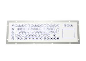 Best TTL RS485 Keyboard , Panel Mount Industrial Membrane Keyboard With Touch Screen Cursor wholesale