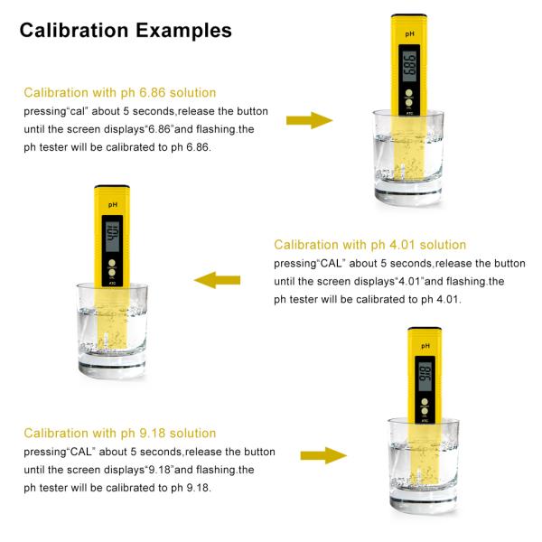 Drinking Water 16.00ph Calibrating Digital PH Meter