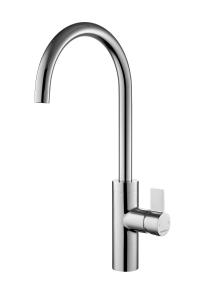 Best Single Handle Polished Kitchen Mixer Taps With Chrome Finish T81063 wholesale