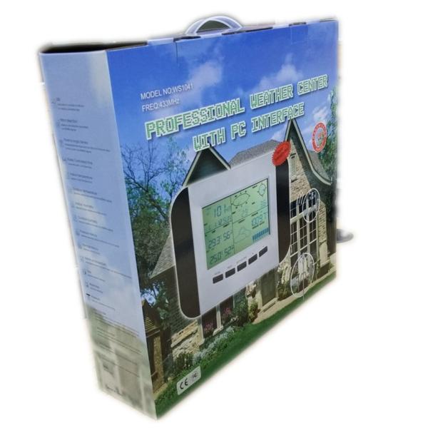 100M Professional Weather Station Thermometer Humidity Rain Pressure Data Recorder With PC Solar Power Wireless Weather