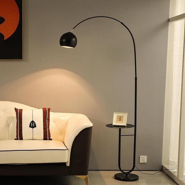 Cheap Modern Floor Lamp LED Standing Lamp With Round Table Art Deco Living Room Sofa Reading Lights(WH-MFL-19) for sale