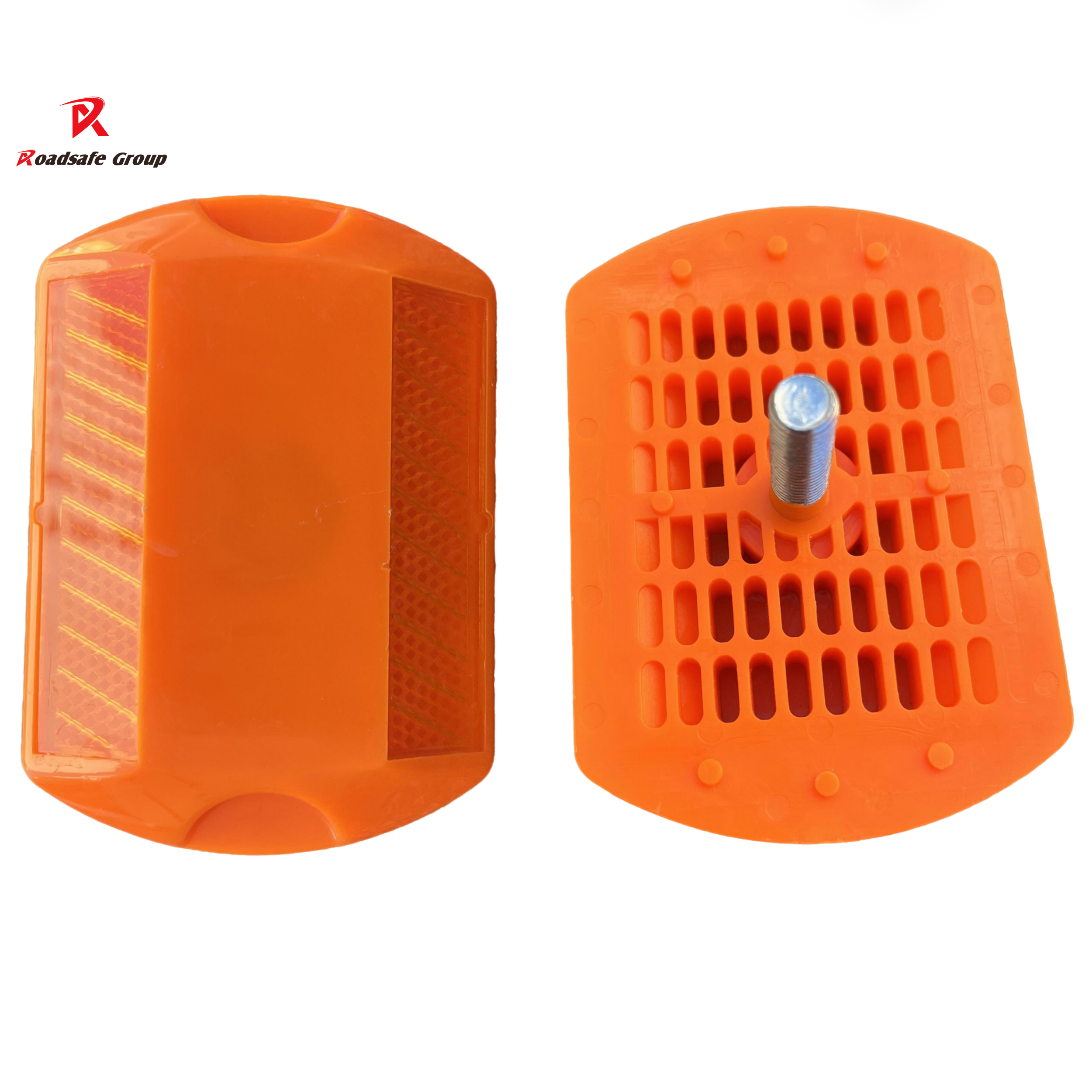 ABS Plastic Raised Pavement Marker with Pin for High Visibility Traffic Safety